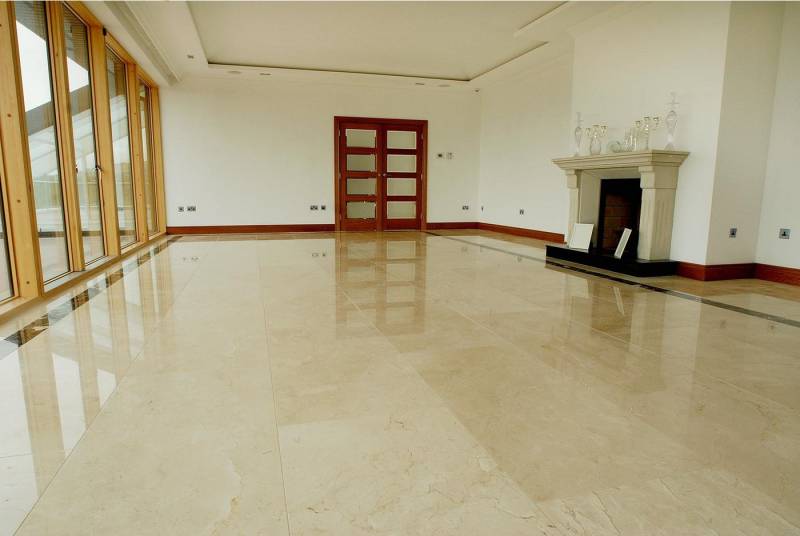 Xlmoebel Bodenfliese Luxuriöser Marmor-Natursteinboden in Crema 60x60 Format für 30 m², Marmor, Crema Marfil, Marmor Crema Marfil 30 m², Hergestellt in Europa von Xlmoebel