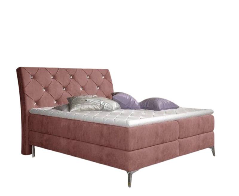 Xlmoebel Boxspringbett Bett Schlafzimmer Betten Textil Hotel Polster Chesterfield Boxspring, Hergestellt in Europa von Xlmoebel