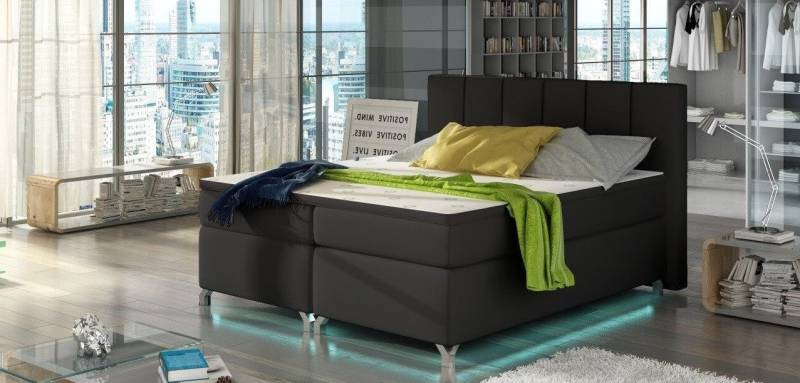 Xlmoebel Boxspringbett Schlafkomfort hochwertige Schlafzimmermöbel für erholsamen Schlaf, Hergestellt in Europa von Xlmoebel