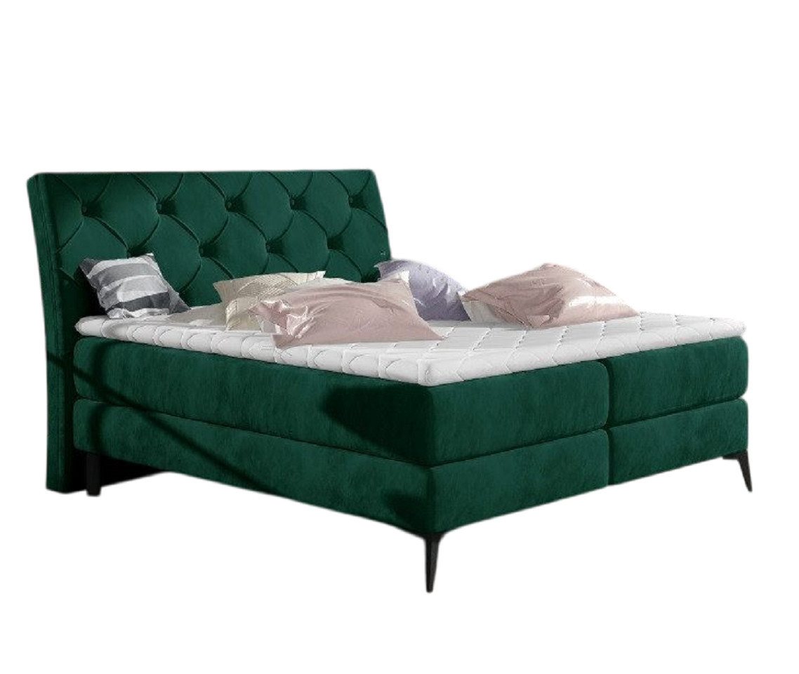 Xlmoebel Boxspringbett Chesterfield Bett Polsterbett Doppelbett Betten Big XXL Boxspring (1-St., Boxspringbett), Hergestellt in Europa von Xlmoebel