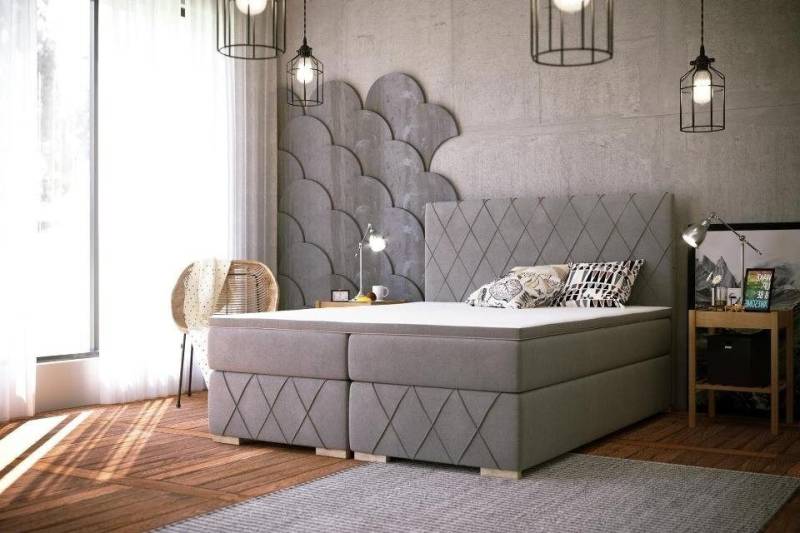 Xlmoebel Boxspringbett Neu Luxuriöses Polsterbett Boxspring-Bett mit Matratze und Topper (Boxspringbett 4069424842609), Hergestellt in Europa von Xlmoebel