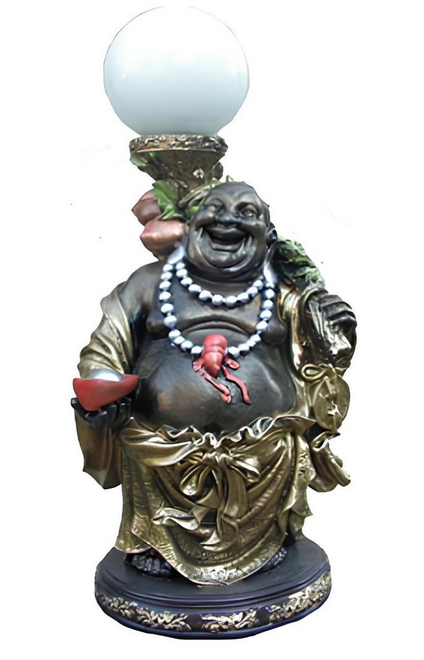 Xlmoebel Gartenleuchte Dekorative Buddha-Figur Statue Skulptur, 54 cm groß (B22), Hergestellt in Europa von Xlmoebel