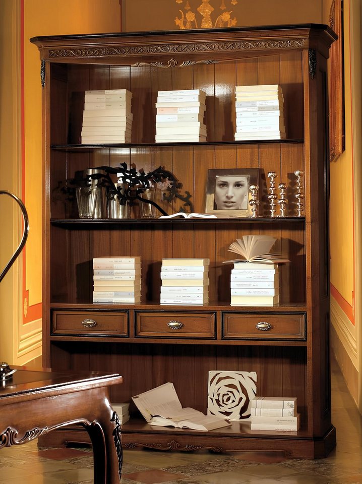 Xlmoebel Bücherregal Neues Design Bücherregal aus Holz mit Schubladen für das Arbeitszimmer, Hergestellt in Europa von Xlmoebel