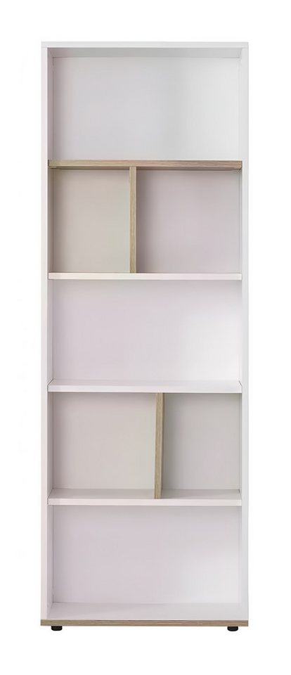Xlmoebel Bücherregal Neues weißes Holz-Bücherregal für Kinder mit Standfunktion, 1-tlg., Hergestellt in Europa von Xlmoebel
