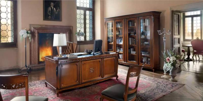 Xlmoebel Büromöbel-Set Neuer Büroschreibtisch mit Bücherregal - Möbel für die Büroeinrichtung, (2-tlg., Set 2 tlg.(Schreibtisch + Bücherregal), Hergestellt in Europa von Xlmoebel