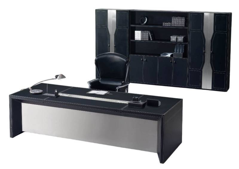 Xlmoebel Büro-Set Set für das Büro mit Schreibtisch und Aktenschrank, (2-tlg., Schreibtisch + Schrank), Hergestellt in Europa von Xlmoebel