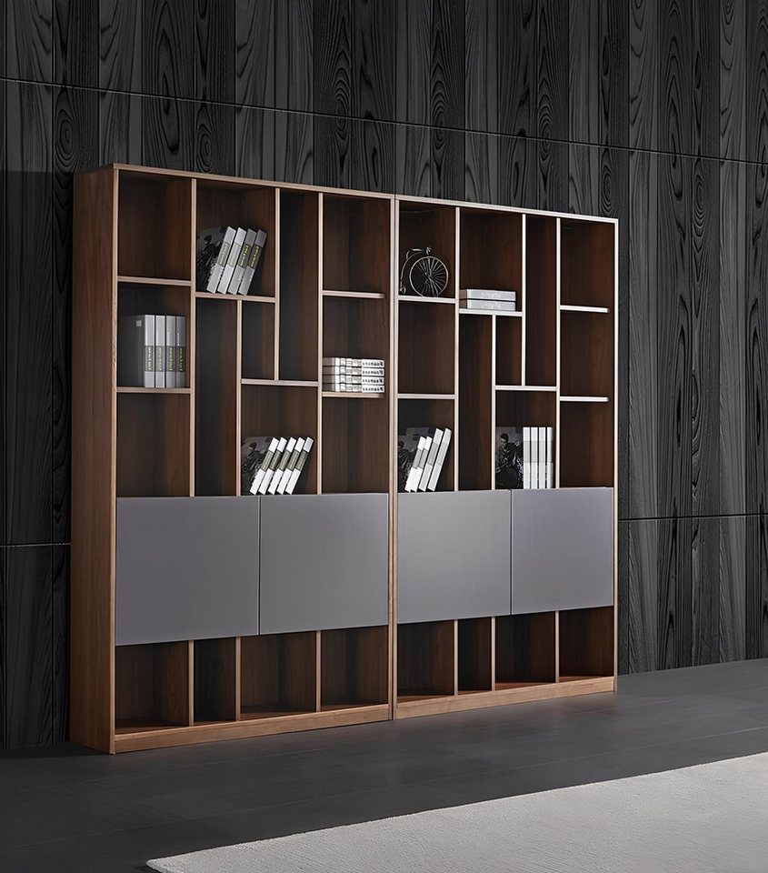 Xlmoebel Aktenschrank Aktenschrank mit Türen und Einlegeböden Büro-Schrank für Ordner (Aktenschrak) Hergestellt in Europa von Xlmoebel