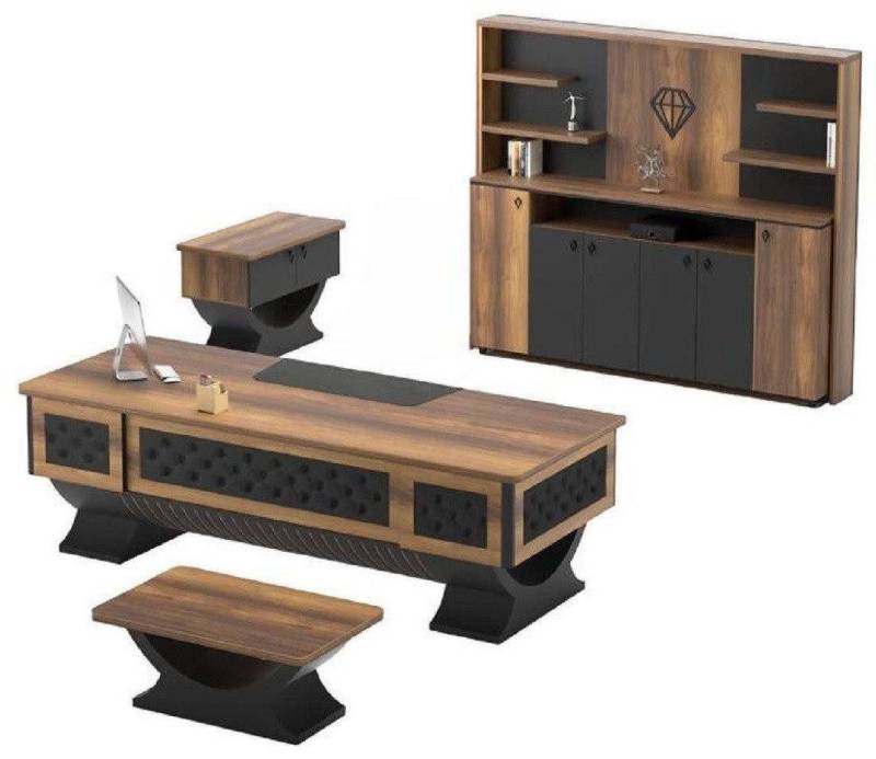 Xlmoebel Büromöbel-Set Set für das Arbeitszimmer mit Anrichte, Couchtisch, Tisch, Sideboard, (4-tlg., 4tlg. Arbeitszimmer Set (Anrichte + Couchtisch + Tisch + Sideboard), Hergestellt in Europa von Xlmoebel
