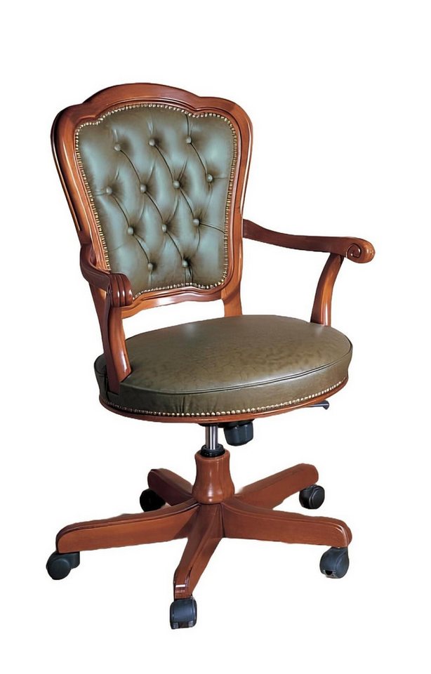 Xlmoebel Bürostuhl Chesterfield Bürostuhl mit Drehfunktion und Chef-Design, Italienischer (1 St), Hergestellt in Europa von Xlmoebel