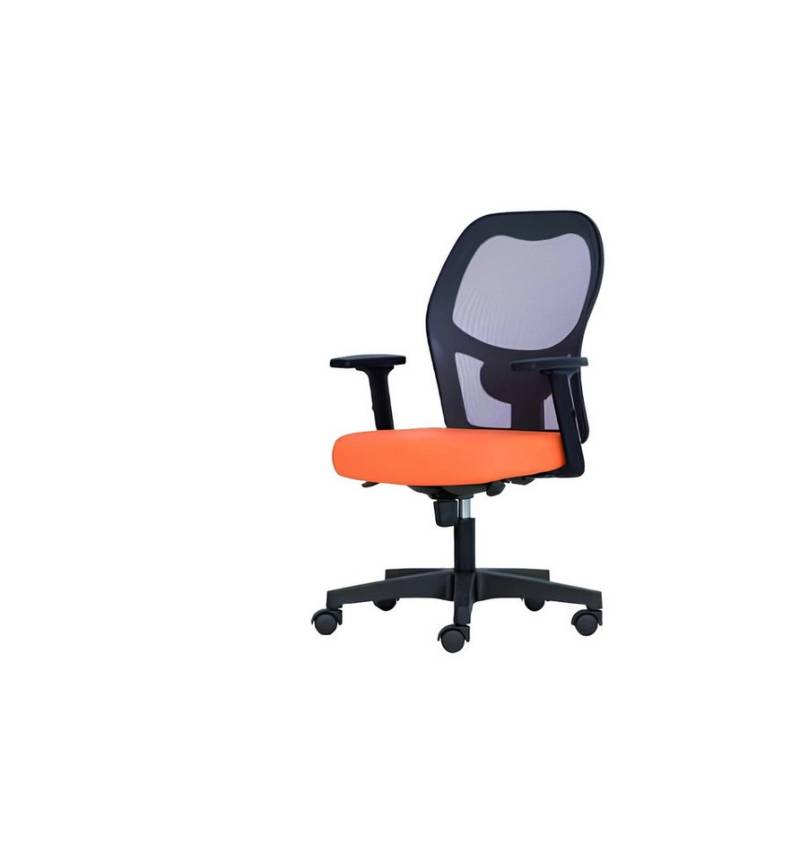 Xlmoebel Bürostuhl Orange Bürostuhl mit Mesh-Design für den Schreibtisch - Drehstuhl, Hergestellt in Europa von Xlmoebel