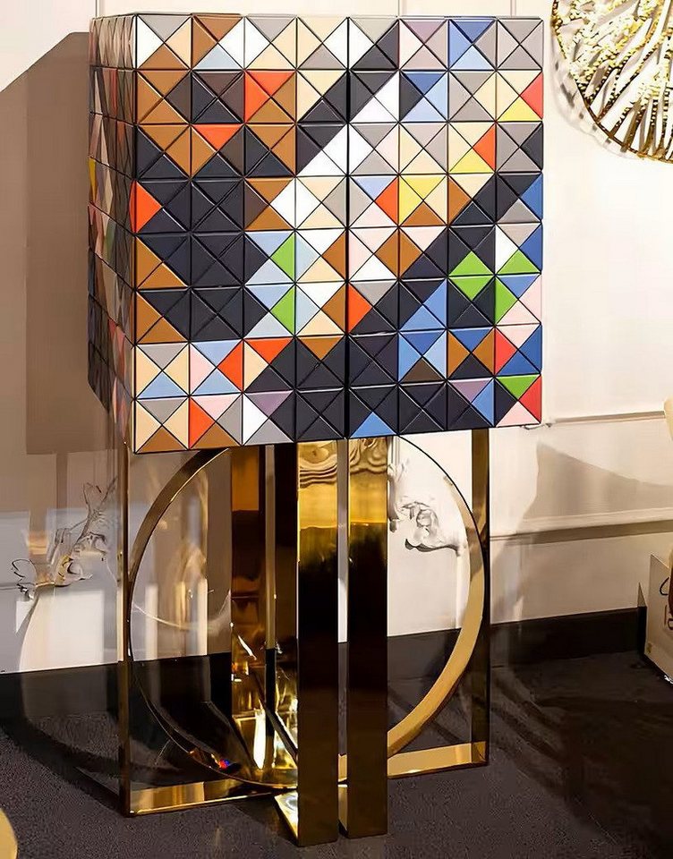 Xlmoebel Barschrank Exklusiver Buffet-Sideboard Bar-Container Bunte Regal-Aufbewahrung (Barschrank) Hergestellt in Europa von Xlmoebel