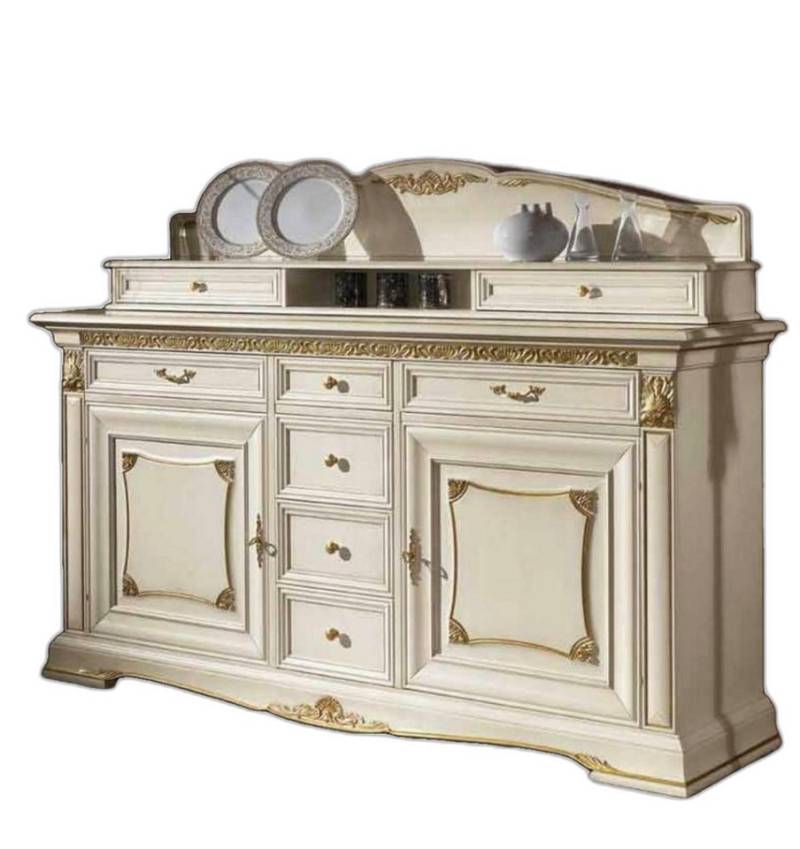 Xlmoebel Buffet Weiß Buffet Regal Esszimmer Wohnzimmer Holz (1-St., Buffet) Hergestellt in Europa von Xlmoebel