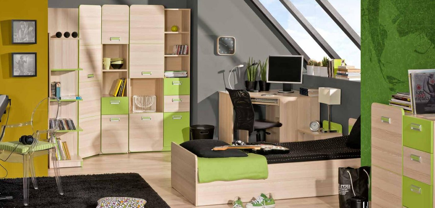 Xlmoebel Büromöbel-Set Büro-Eckschreibtisch mit Arbeitsfläche für Computer und Laptop, (Sofa 4 Sitzer + Chaiselongue), Hergestellt in Europa von Xlmoebel