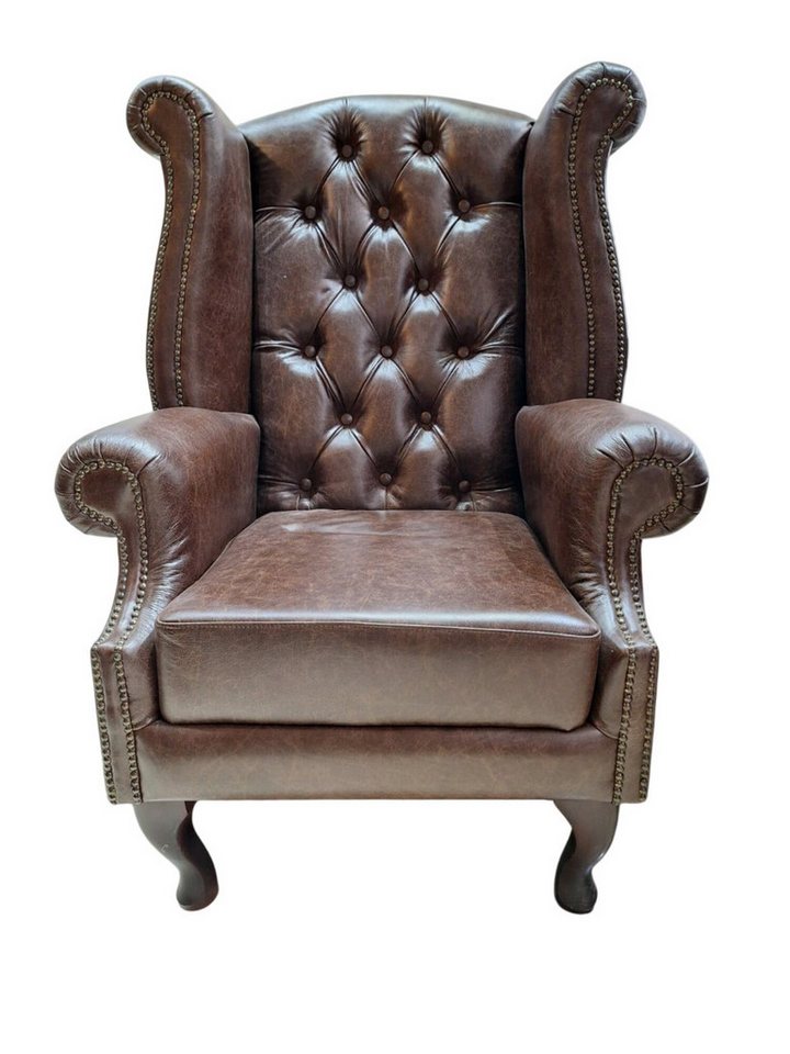 Xlmoebel Chesterfield-Sessel Chesterfield Sessel Loungesessel Clubsessel Cocktailsessel (1-St., Sessel), Made in Europa von Xlmoebel