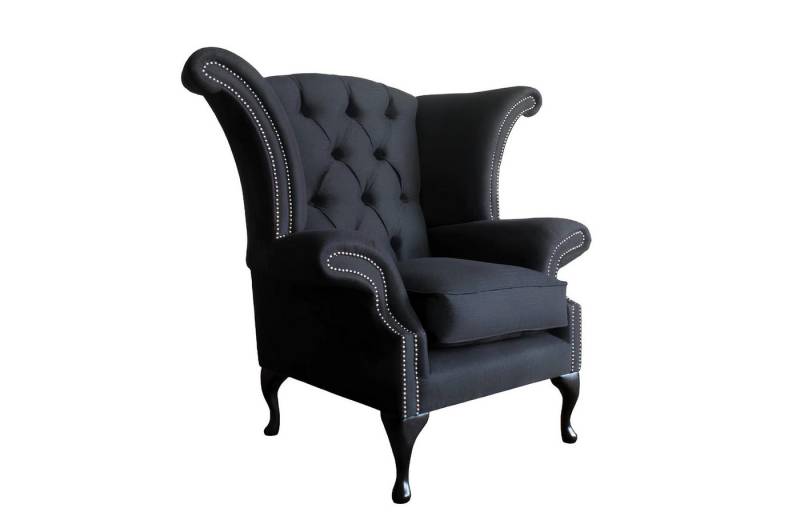 Xlmoebel Chesterfield-Sessel Einzelner Ohrensessel mit Design-Couch, Chesterfield Textilbezug (1-St., Sessel), Hergestellt in Europa von Xlmoebel