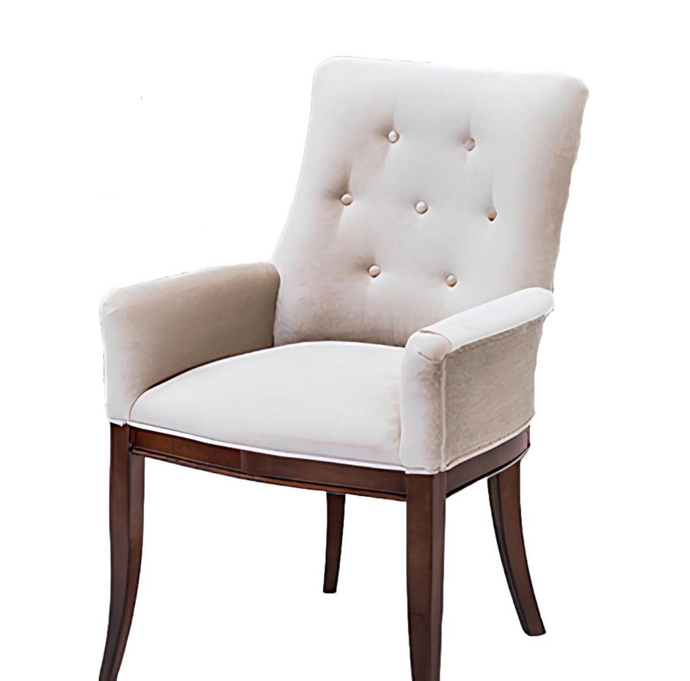 Xlmoebel Chesterfield-Sessel Holz Esszimmerstuhl mit Relaxfunktion und Chesterfield-Design. (Sessel ST 2273 Jafra), Hergestellt in Europa von Xlmoebel