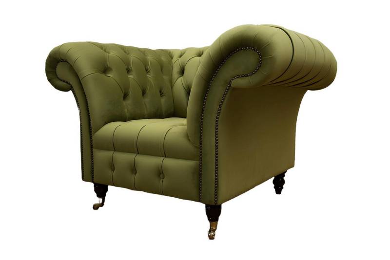 Xlmoebel Chesterfield-Sessel Luxuriöser Wohnzimmer-Fernsehklub Polsterstuhl Design-Sofa (1-St., Sessel), Hergestellt in Europa von Xlmoebel