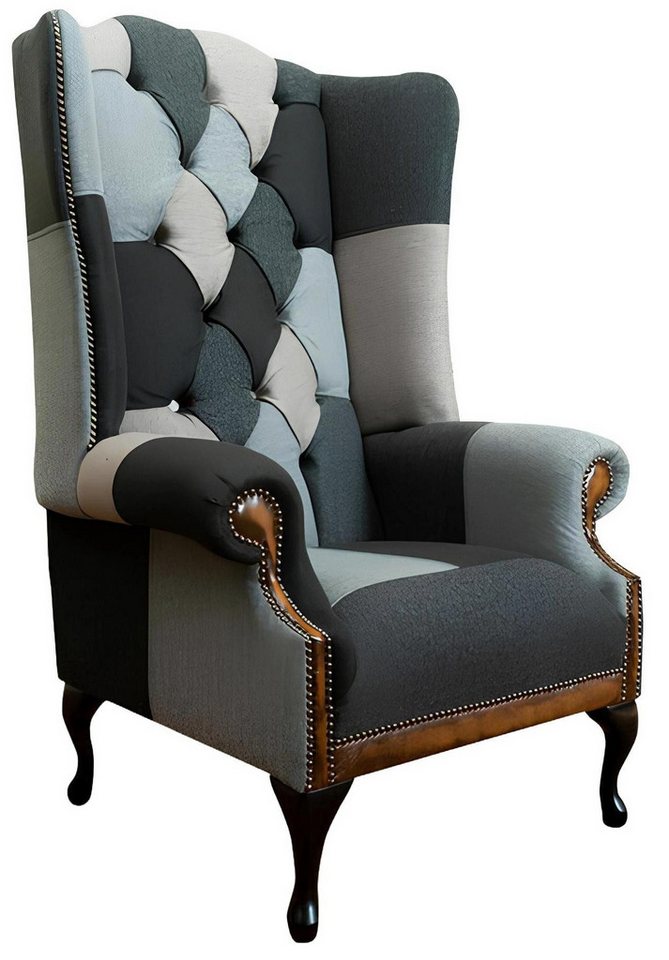 Xlmoebel Ohrensessel Mehrfarbiger Ohrensessel im modernen Design für luxuriöses Wohnzimmer (Chesterfield Sessel), Hergestellt in Europa von Xlmoebel
