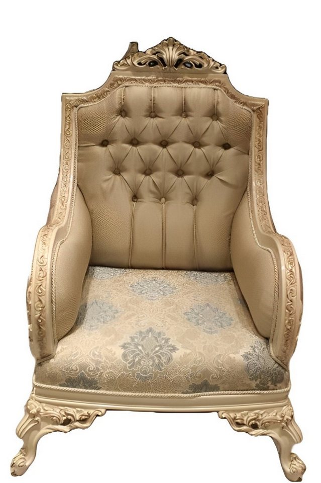 Xlmoebel Chesterfield-Sessel Neuer beiger Stuhl in modernem Design und optimaler Sitzposition (Sessel), Hergestellt in Europa von Xlmoebel