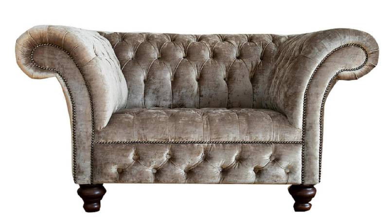 Xlmoebel Chesterfield-Sessel Stoff-Lounge-Club-Sessel Relaxsessel Luxus Design Wartezimmer (Sessel), Hergestellt in Europa von Xlmoebel