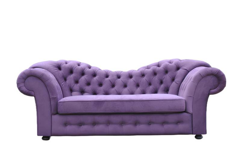 Xlmoebel Chesterfield-Sofa 3-Sitzer Schlafsofa Chesterfield Stoffbezug Sitzmöbel Polstermöbel, Hergestellt in Europa von Xlmoebel