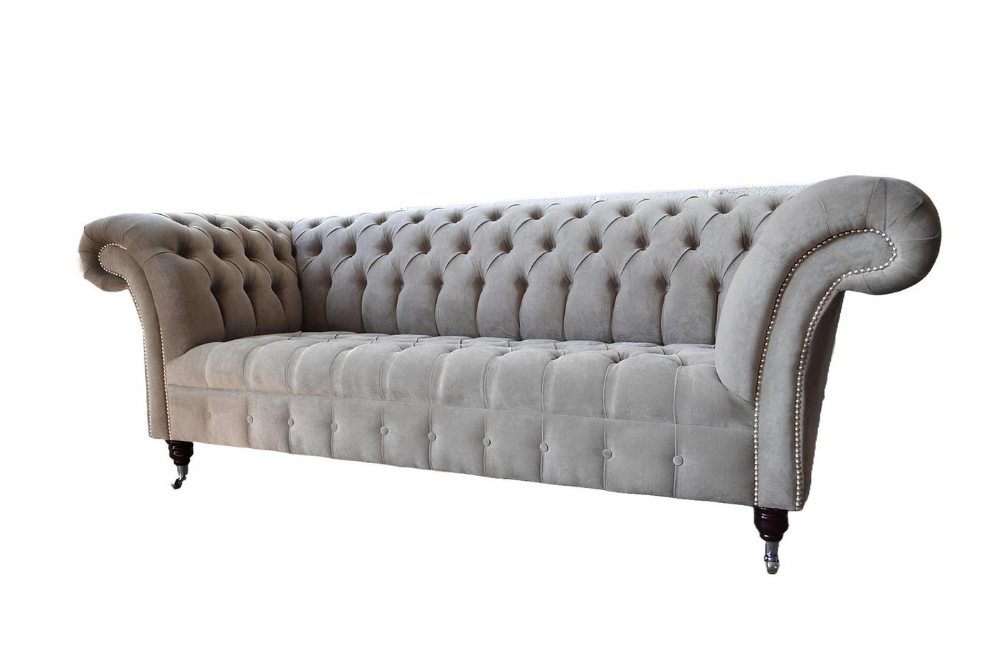 Xlmoebel Chesterfield-Sofa Chesterfield Dreisitzer XXL Polstersofa Couch Garnitur Big Sofa, Hergestellt in Europa von Xlmoebel