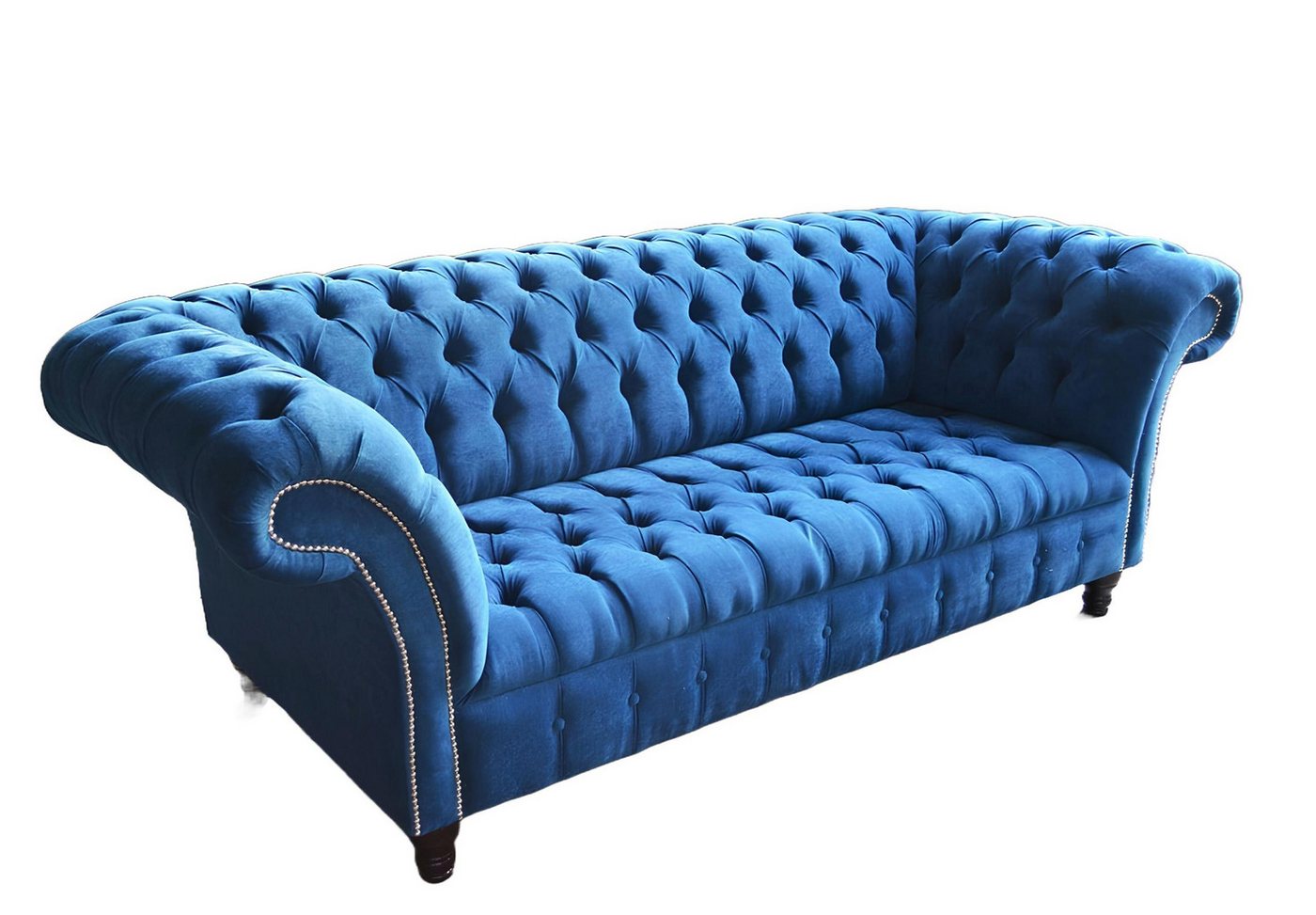 Xlmoebel Chesterfield-Sofa Chesterfield Dreisitzer XXL Polstersofa Garnitur 2016-52, Hergestellt in Europa von Xlmoebel