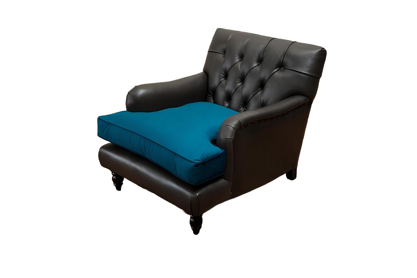 Xlmoebel Chesterfield-Sessel Chesterfield Leder-Sitzmöbel Sofa Polstermöbel Designer Zweisitzer (Sessel (1 Sitzer), Hergestellt in Europa von Xlmoebel