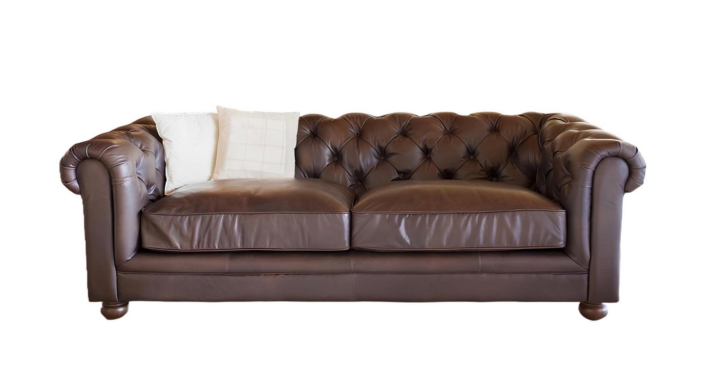 Xlmoebel Chesterfield-Sofa Chesterfield-Sofagarnitur im Design mit 3-Sitzer Ledercouch und, Hergestellt in Europa Xlmoebel Chesterfield-Sofa Chesterfield-Sofagarnitur im Design mit 3-Sitzer Ledercouch und, Hergestellt in Europa von Xlmoebel