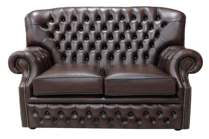 Xlmoebel Chesterfield-Sofa Neue Zweisitzer-Polstercouch mit Ohren im Chesterfield-Stil aus Leder, Hergestellt in Europa von Xlmoebel