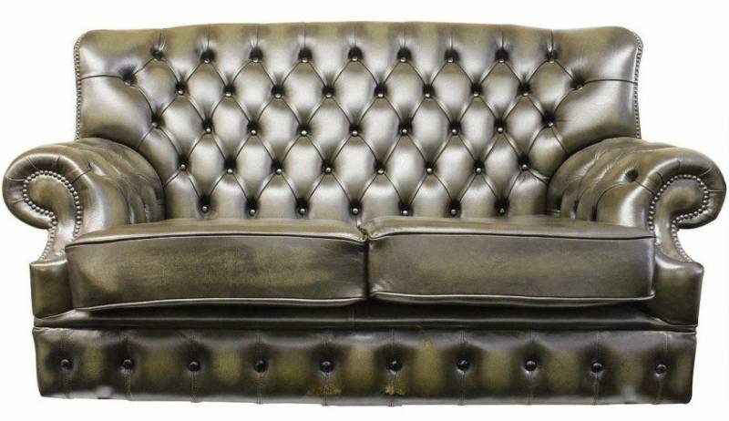 Xlmoebel Chesterfield-Sofa Zweisitzer Chesterfield Kunstleder Sofa mit Polster Design Luxus Couch, Hergestellt in Europa von Xlmoebel