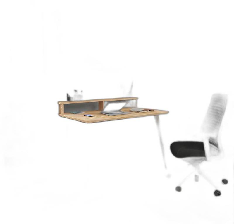 Xlmoebel Computertisch Hellebraune Arbeitsplatte Designer PC-Tisch Edles Holzmöbel (Computertisch), Hergestellt in Europa von Xlmoebel