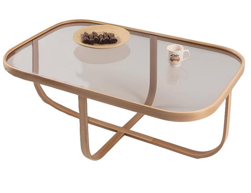 Xlmoebel Glastisch Hochwertiger Glas Beistelltisch für das Wohnzimmer modern elegantext (Couchtisch), Hergestellt in Europa von Xlmoebel
