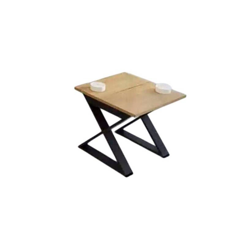 Xlmoebel Couchtisch Designer Brauner Couchtisch mit quadratischer Form - Ablagetisch (Couchtisch), Hergestellt in Europa von Xlmoebel