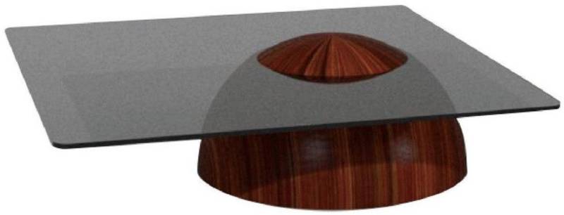 Xlmoebel Glastisch Designer Glas Beistelltisch für das Wohnzimmer aus Italienischem Holz. (1-St., Glastisch), Hergestellt in Europa von Xlmoebel