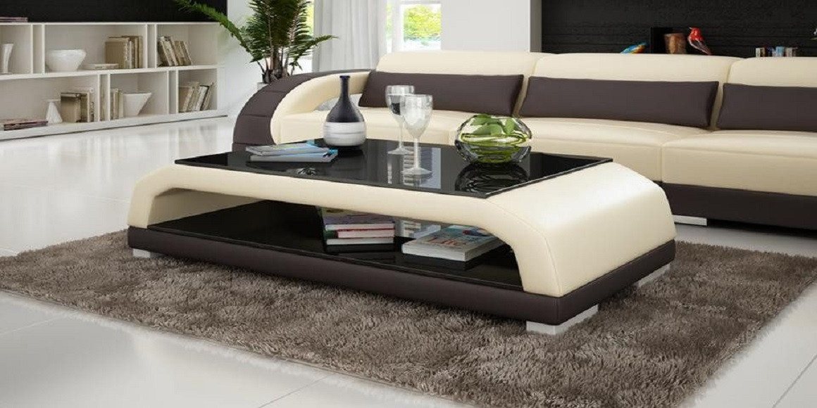 Xlmoebel Couchtisch Designer Glastisch Beistelltisch modern hochwertig Tisch CT9001 (1-St., Couchtisch CT9001), Hergestellt in Europa von Xlmoebel