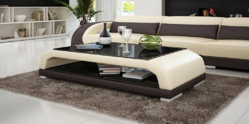 Xlmoebel Couchtisch Designer Glastisch Beistelltisch modern hochwertig Tisch CT9001 (1-St., Couchtisch CT9001), Hergestellt in Europa von Xlmoebel