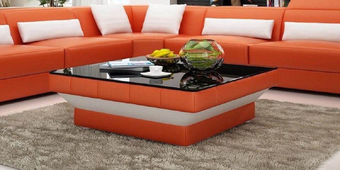 Xlmoebel Couchtisch Glas-Beistelltisch für Kinder sicher, modernes Design - Couchtisch. (1-St., Couchtisch CT9008), Hergestellt in Europa von Xlmoebel