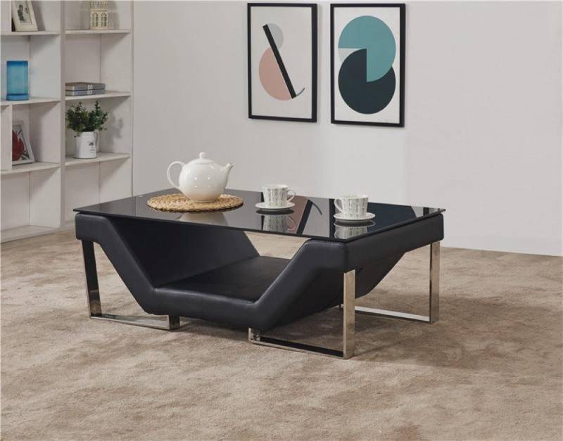 Xlmoebel Couchtisch Glas Kaffeetisch Design Beistelltisch Wohnzimmertisch Modern (1-St., Couchtisch), Hergestellt in Europa von Xlmoebel