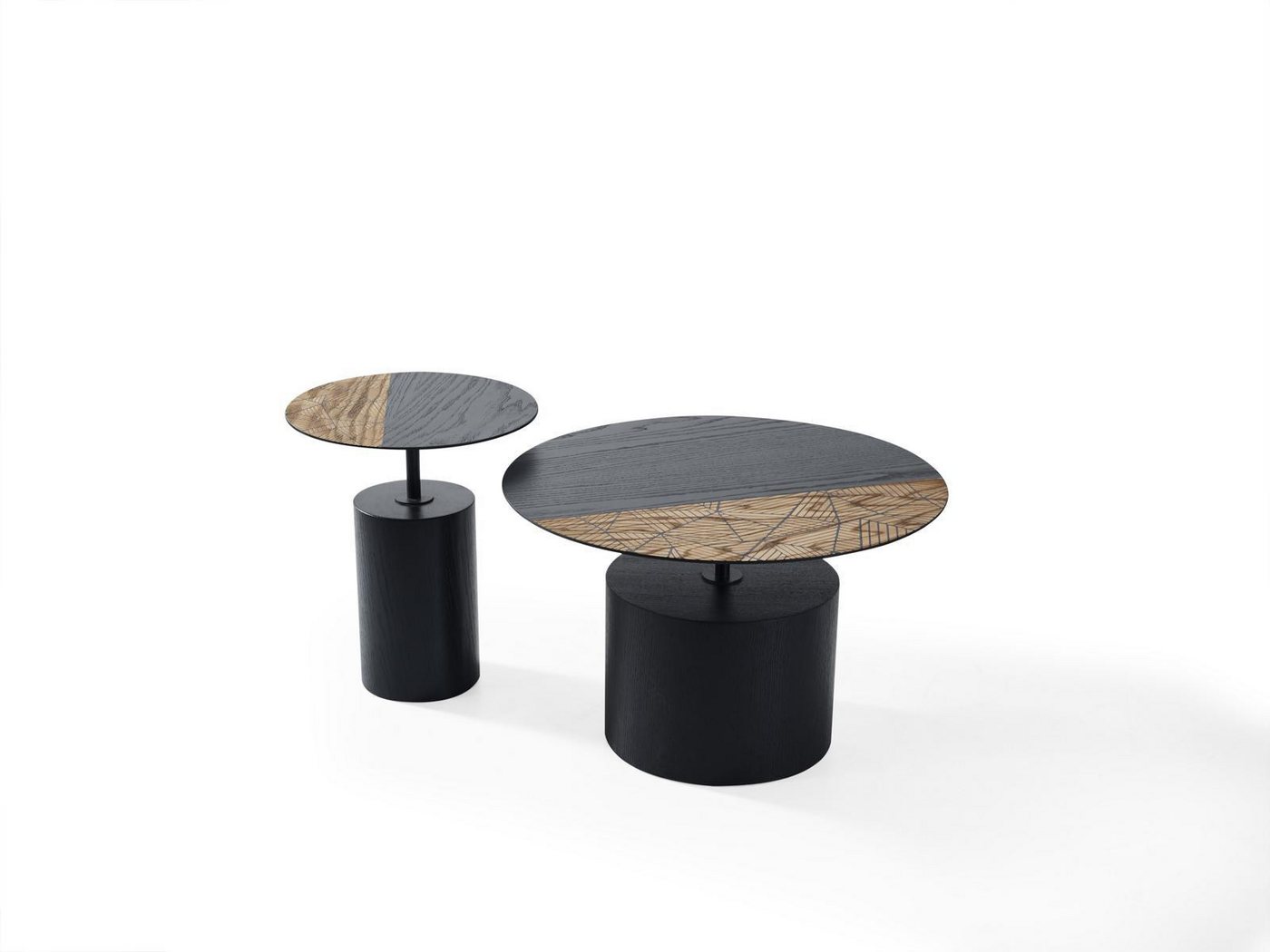 Xlmoebel Couchtisch Kleine Tische für das Wohnzimmer von Designern (Set 2 tlg. Couchtische), Hergestellt in Europa von Xlmoebel