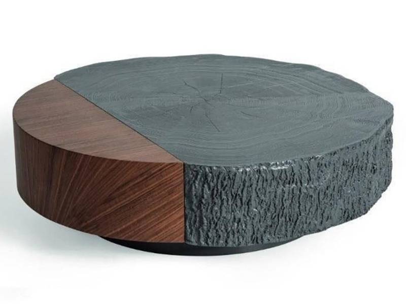 Xlmoebel Couchtisch Luxuriöser Design-Couchtisch in runder Form - Beistelltisch (Couchtisch), Hergestellt in Europa von Xlmoebel