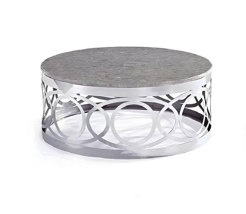Xlmoebel Couchtisch Luxuriöser Designer-Couchtisch aus Edelstahl für das Wohnzimmer (1-St., Couchtisch), Hergestellt in Europa von Xlmoebel