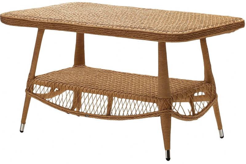 Xlmoebel Gartentisch Luxuriöser Rattan Beistelltisch in Braun - Kaffeetisch und Sofatisch (1-St., Couchtisch), Hergestellt in Europa von Xlmoebel