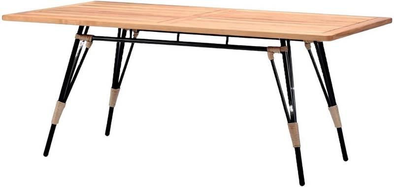 Xlmoebel Gartentisch Luxuriöser hochwertiger Rattan-Couchtisch in modernem Design (Tisch), Hergestellt in Europa von Xlmoebel