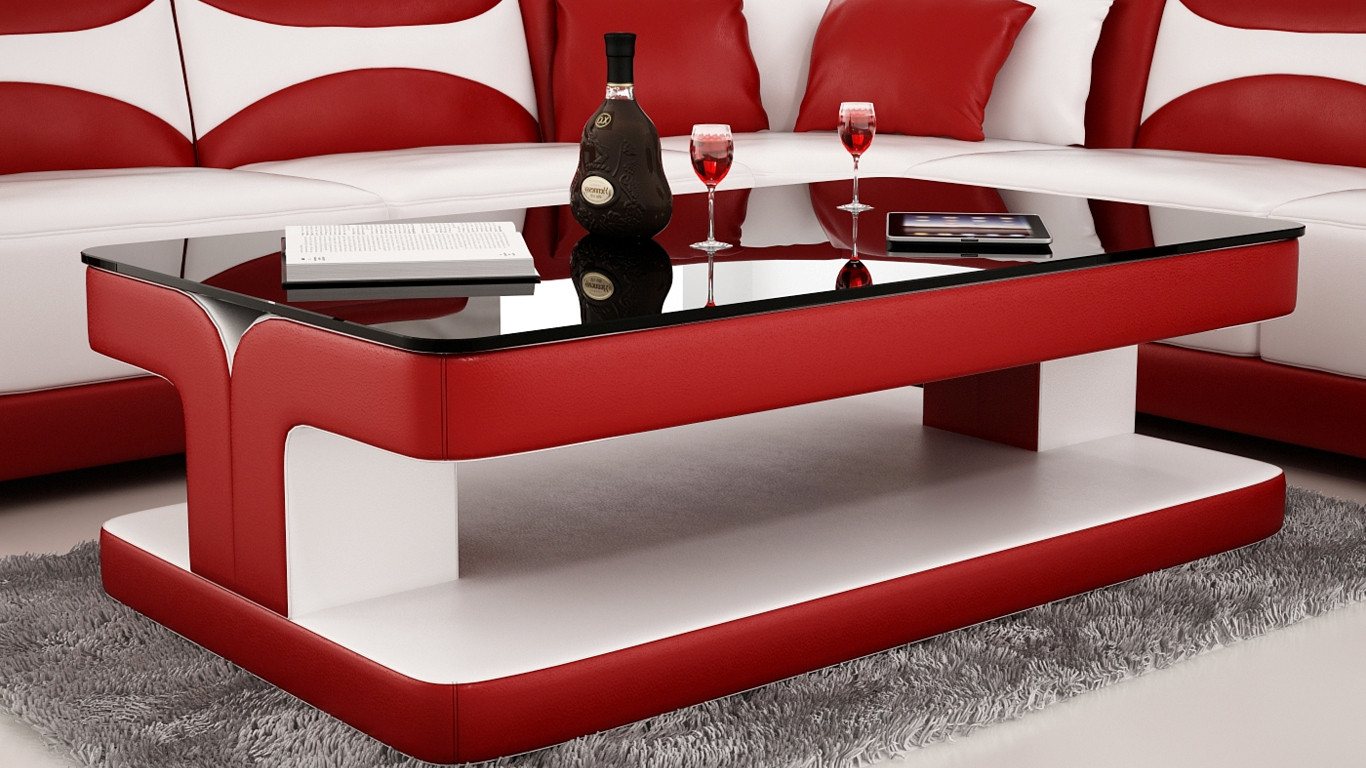 Xlmoebel Couchtisch Modern Designer Couchtisch Glastisch Tische Sofort (1-St), Hergestellt In Europa von Xlmoebel