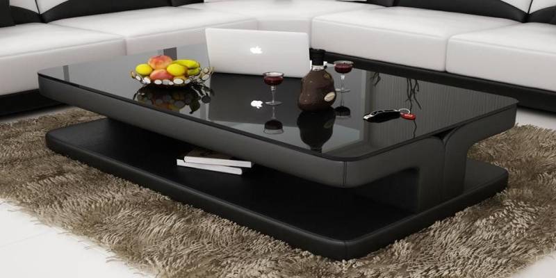 Xlmoebel Couchtisch Neuer Designer Beistelltisch aus Glas - SR4408 (Couchtisch SR4408), Hergestellt in Europa von Xlmoebel