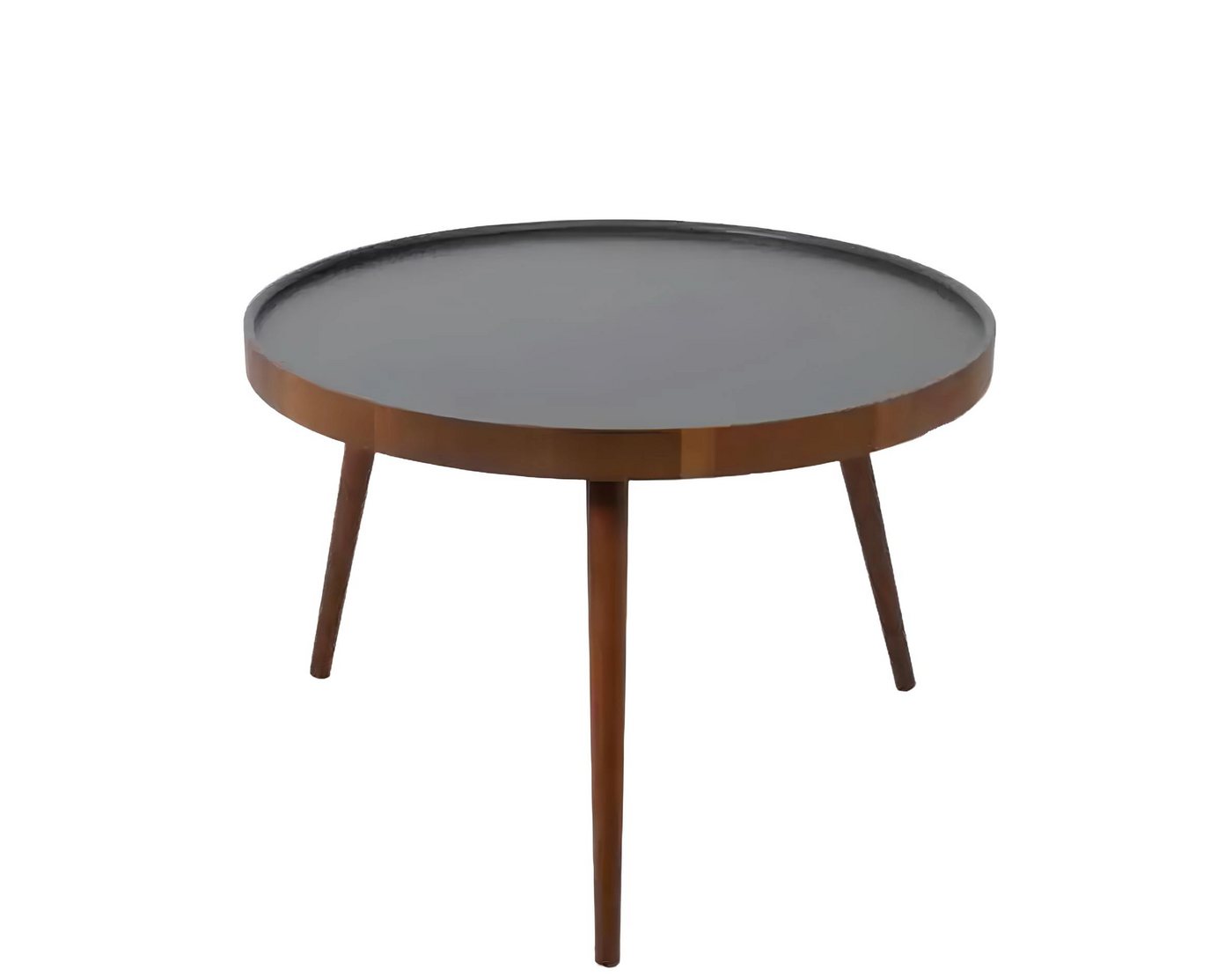 Xlmoebel Couchtisch Neuer moderner brauner Holz-Couchtisch für die Küche in runder Form (Couchtisch), Hergestellt in Europa von Xlmoebel