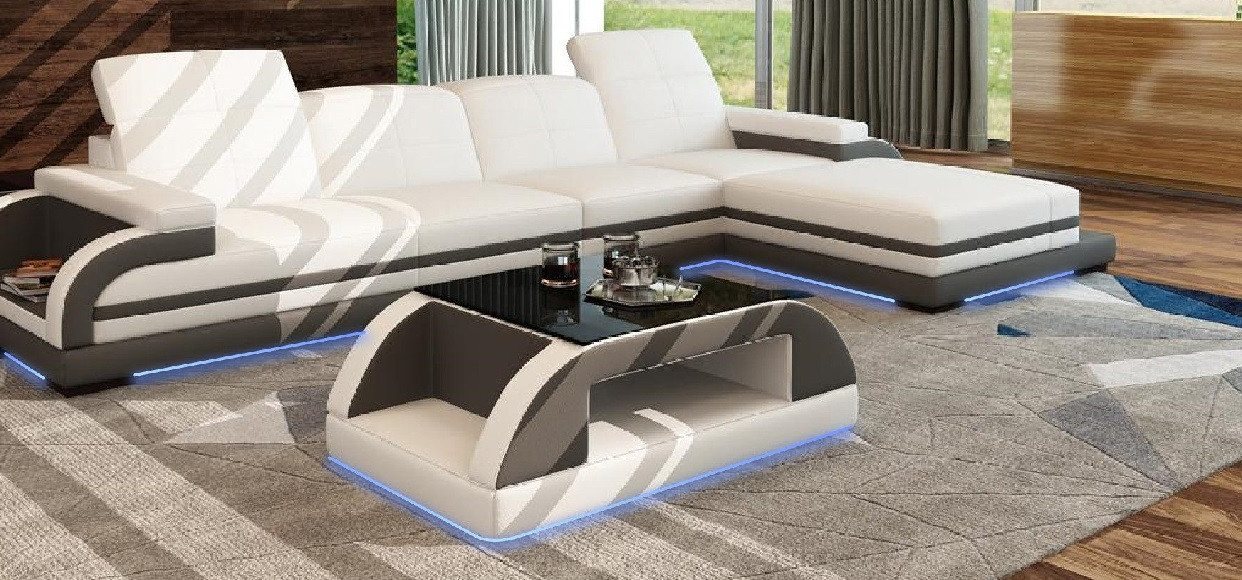 Xlmoebel Couchtisch Zeitgemäßer Designer Wohnzimmertisch mit Glasplatte (Couchtisch 5132), Hergestellt in Europa von Xlmoebel