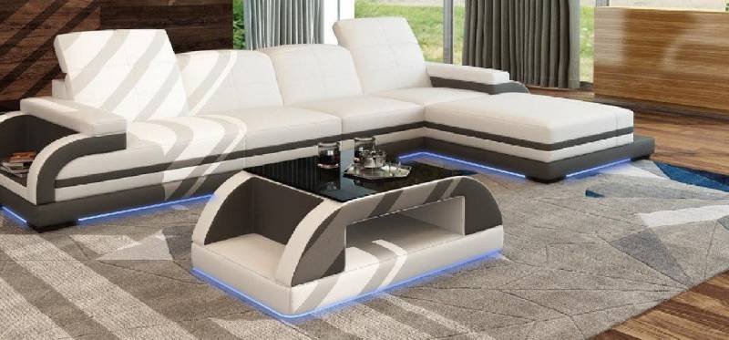 Xlmoebel Couchtisch Zeitgemäßer Designer Wohnzimmertisch mit Glasplatte (Couchtisch 5132), Hergestellt in Europa von Xlmoebel