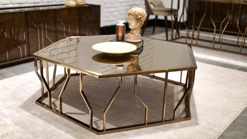 Xlmoebel Couchtisch Zeitgemäßer Glastisch für das Wohnzimmer mit modernem Design und (Couchtisch), Hergestellt in Europa von Xlmoebel